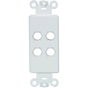 Main product image for Decora Type Insert Four Hole White 261-406